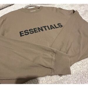 Essentials Long Sleeve T-Shirt Crewneck‎ Menswear Minimalist Top XL